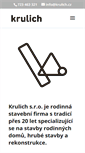 Mobile Screenshot of krulich.cz
